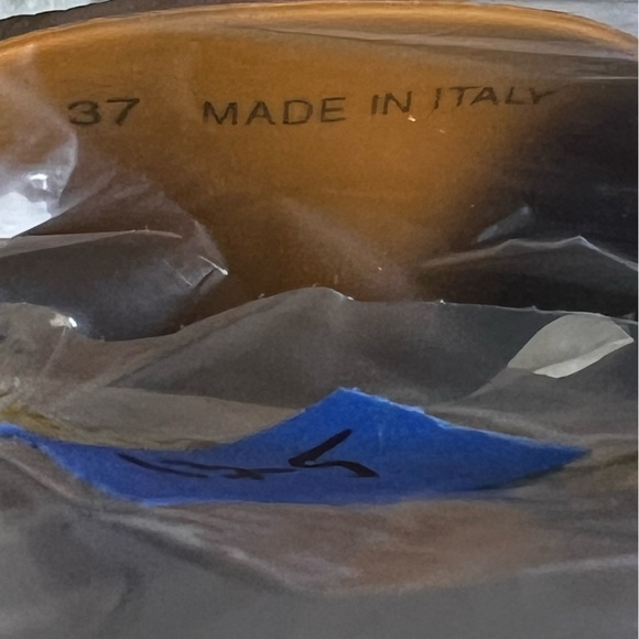 New MCM Cognac Visetos Women’s Monogram Slides sz 37 Made in Italy - Picture 10 of 10